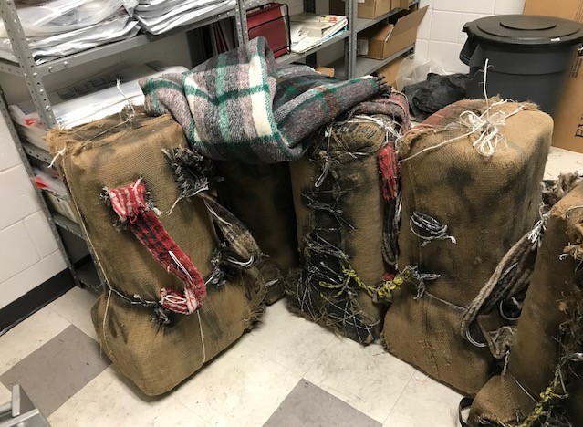 Drug-filled backpacks.