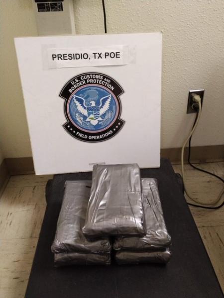 Cocaine seized at Presidio.