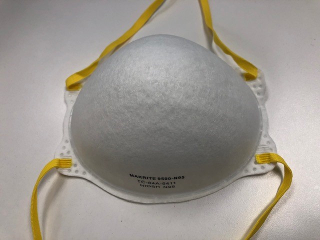 This N95 respirator face mask infringes on the NIOSH trademark.