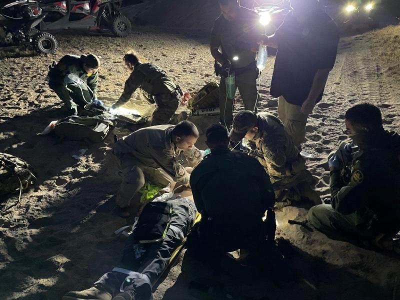 AMO and USBP provide emergency medical care