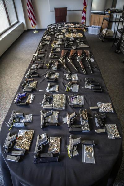 Weapons seized since March 21