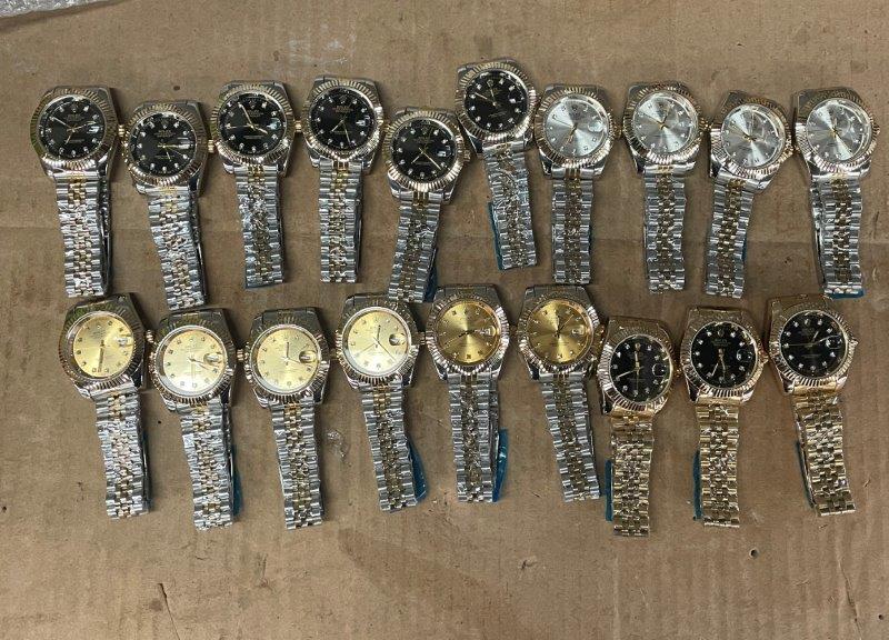 CBP at JFK seize Counterfeit Rolex Watches