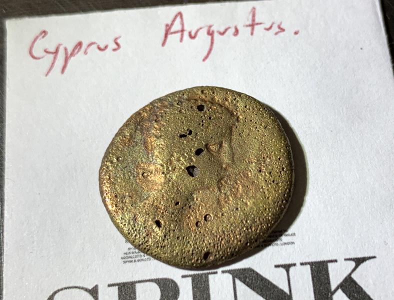 Customs and Border Protection officers repatriated seven coins, dating as far back as 81 BC, to the Republic of Cyprus February 14, 2020.