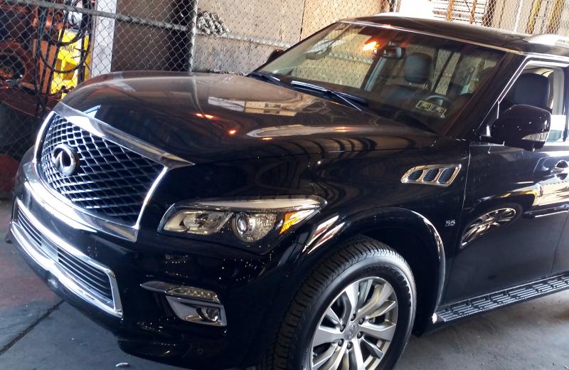 Baltimore CBP officers intercepted this stolen 2017 Infiniti QX80 November 20, 2017 before it could be shipped to the Ivory Coast.