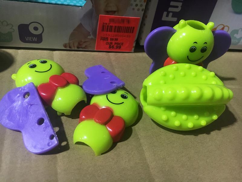 CBP officers seized these children's toys January 15, 2018 as potential choking hazards.