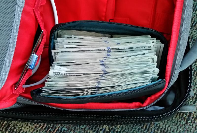 CBP officers seized $124,694 during three currency reporting violations at Washington Dulles International Airport February 7-8, 2018.