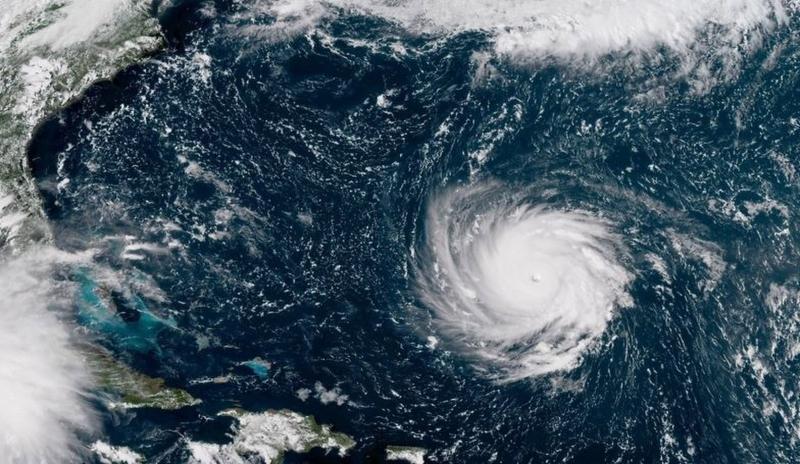 Hurricane Florence. NOAA photo.