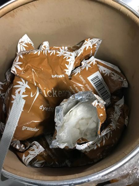 Philadelphia CBP officers discovered 100 lbs of fentanyl concealed in barrels of iron oxide from China June 25, 2018.