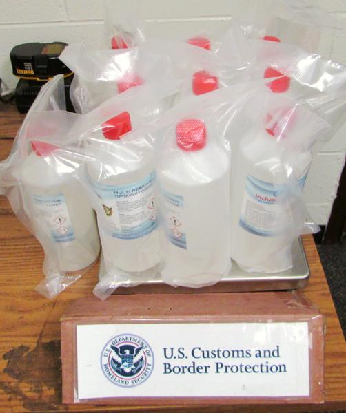 Customs and Border protection officers in Philadelphia seized two shipments that contained dangerous controlled substances  -- gamma butyrolactone (GBL) and dimethyltryptamine (DMT) -- on January 20, 2022.