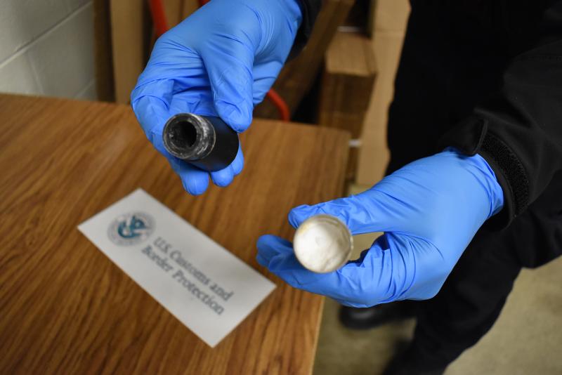 U.S. Customs and Border Protection officers in Philadelphia seized the dangerous club drug ketamine on June 10, 2021. The ketamine was concealed inside 36 stainless steel cocktail tubes that arrived in an express delivery parcel from Italy and was destined to an address in Worcester, Mass.