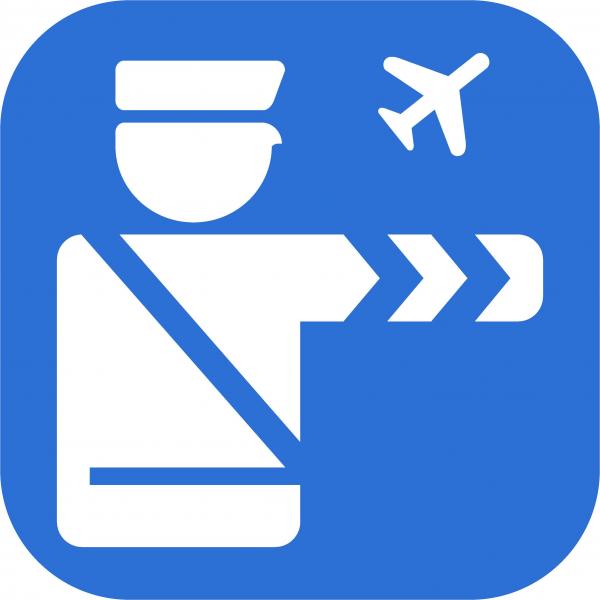 Artwork of the Mobile Passport application icon.