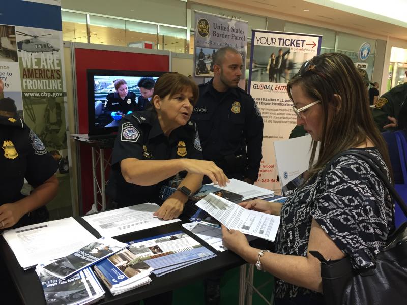 CBP recruiters will be available to answer questions about applying positions within the agency