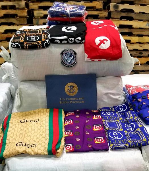 Speels cursief Beschikbaar CBP Intercepts $5.5 Million of Fake Gucci, Facebook and Instagram Women's  Sleepwear at LA/LB Seaport | U.S. Customs and Border Protection