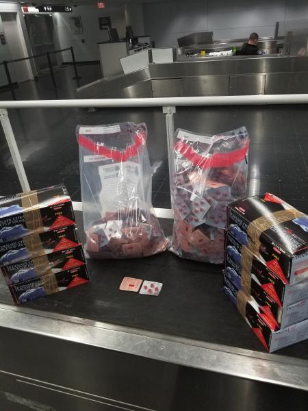 Passenger Arrives with 3,200 Viagra Pills for his Friends | U.S. ...