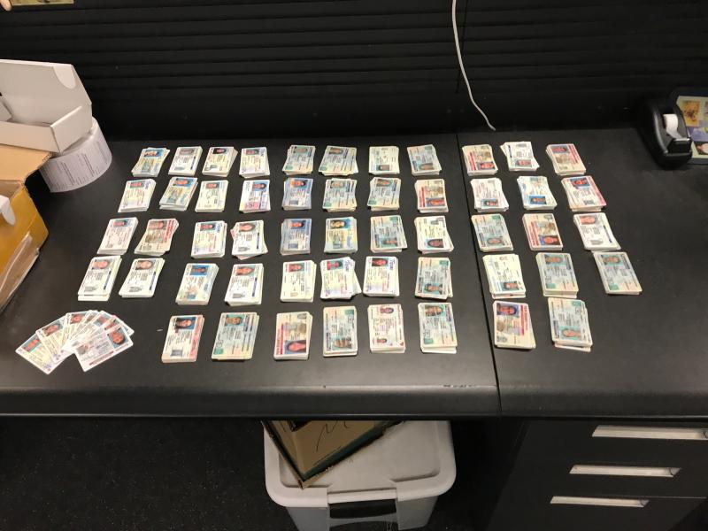 CBP officers in Louisville seized more than 5,000 fake IDs.