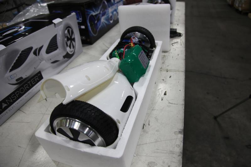 One of the hoverboards seized in FY16.