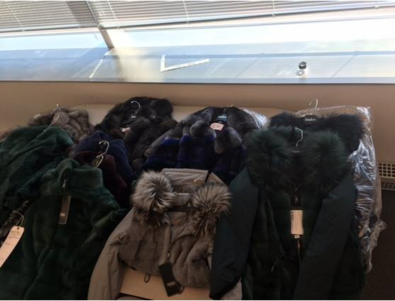 Seized Fur Coats at the Port of Champlain