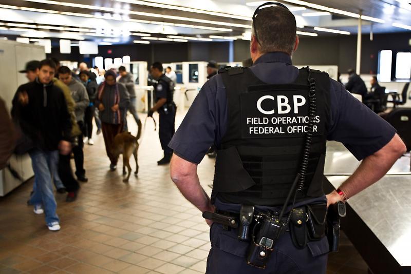 CBP officer at airport