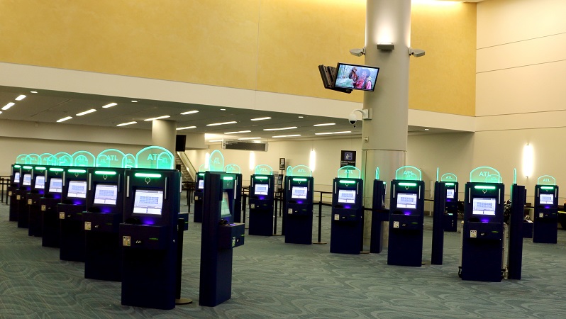 APC kiosks at Atlanta Int. Airport