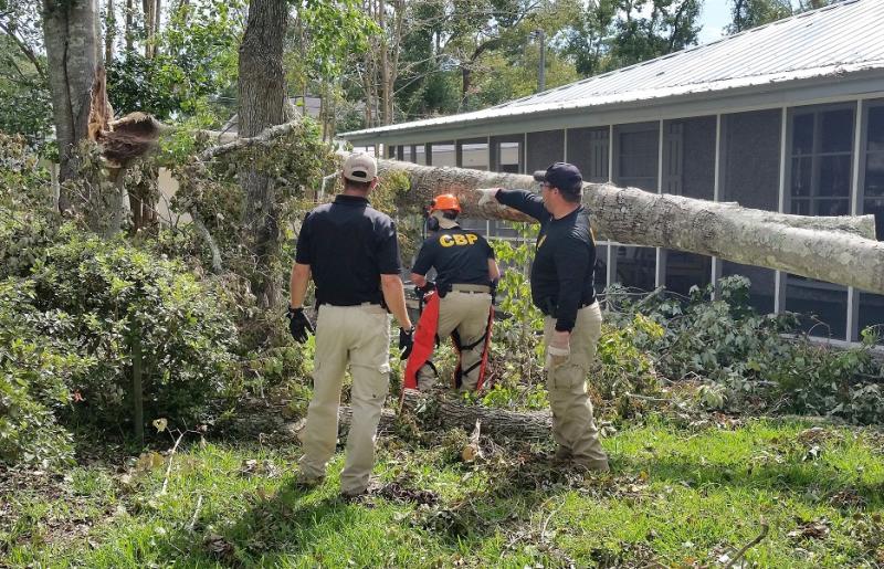 CBP FOA Officers working Irma in GA