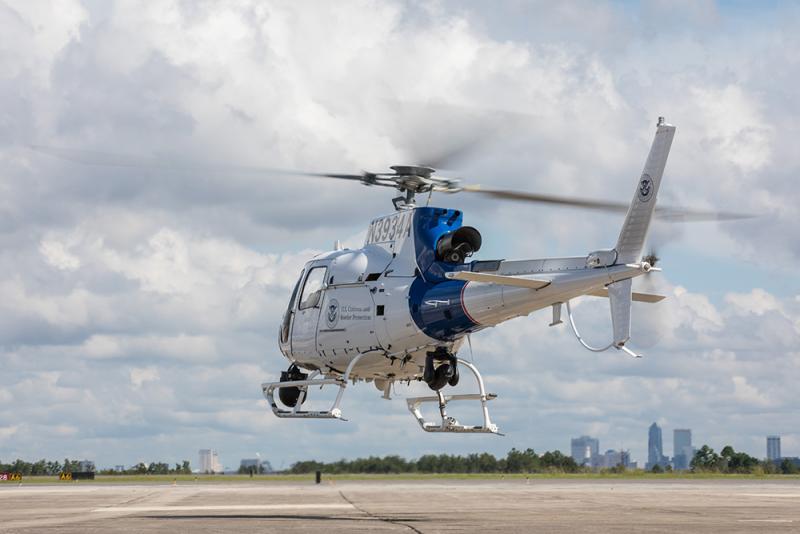 CBP Air and MArine Operations A-Star Helicopter