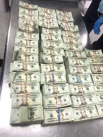 CBP officers discovered $491,280 in unreported U.S. currency.