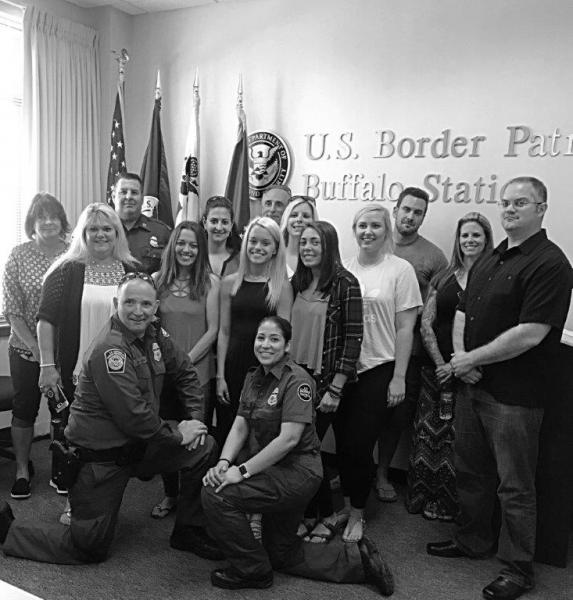 Recent participants at Border Patrol Citizens Academy in Buffalo