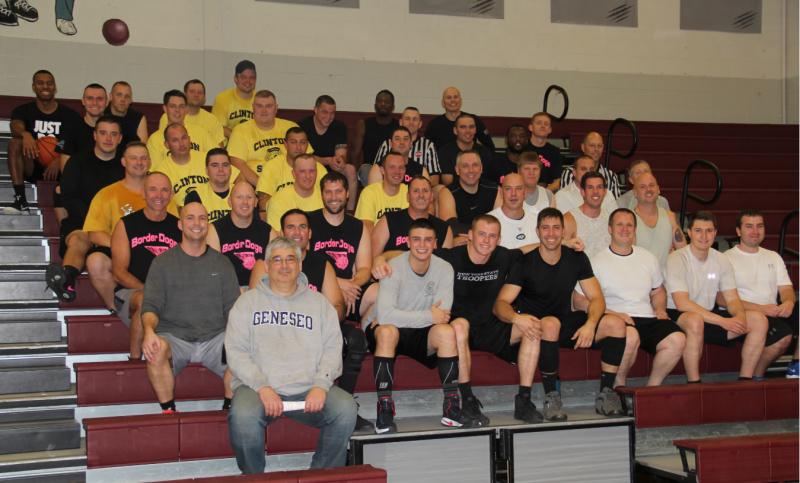 Participants in second annual charity basketball tournament