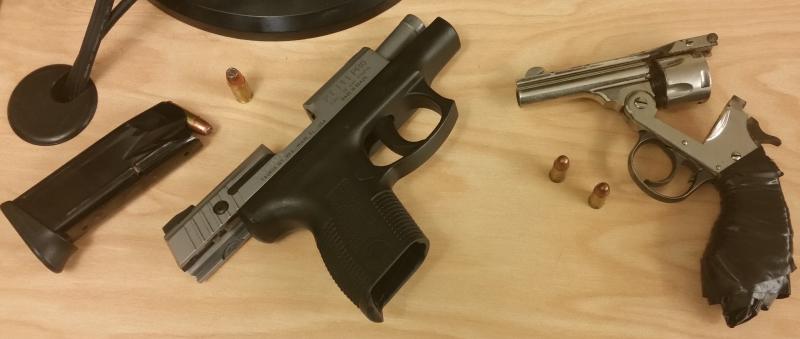 Handguns seized by CBP officers at Peace Bridge