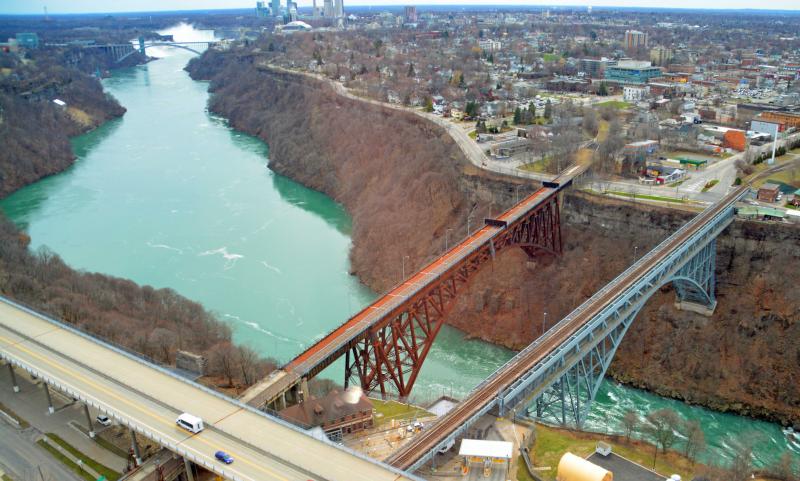 Amtrak bridge at Niagara Falls