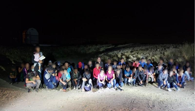 Weslaco agents apprehend group of 60 aliens