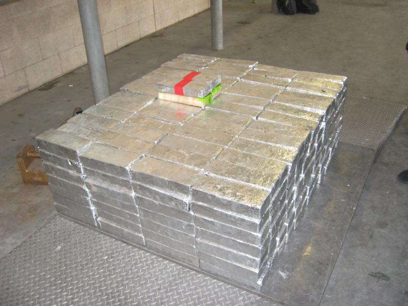 Meth and Cocaine seized by Officers at the Hidalgo Port of Entry
