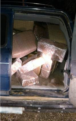 Over 1300 pounds of marijuana seized by agents
