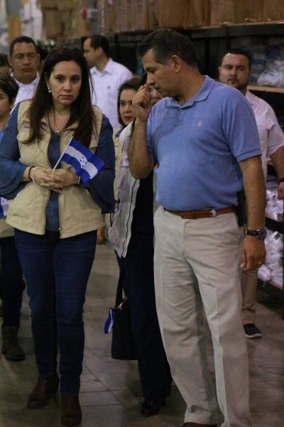 The First Lady of Honduras tours the RGV Centralized Processing Center