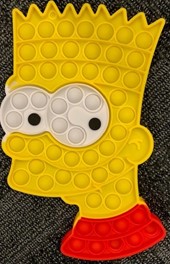 Bart Simpson pop fidget toy