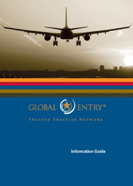 Global Entry Information Guide Publication Cover